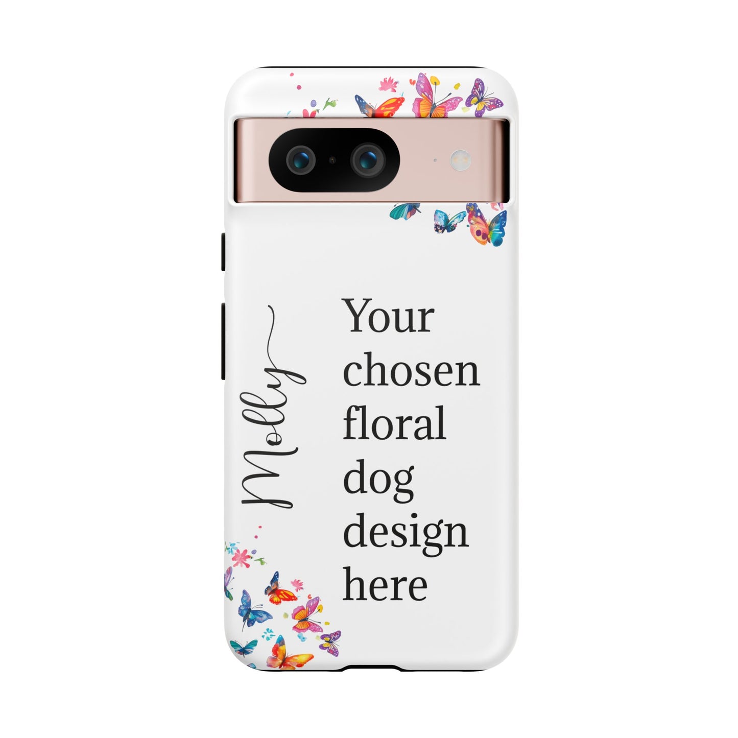 Phone Case, Personalized from ANY OF OUR DESIGNS - White case