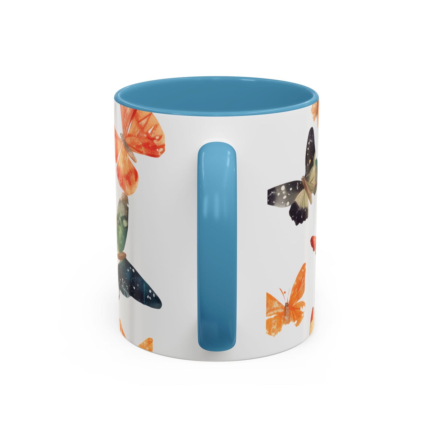 Butterfly Accent Mugs, 11oz & 15oz - USA ONLY