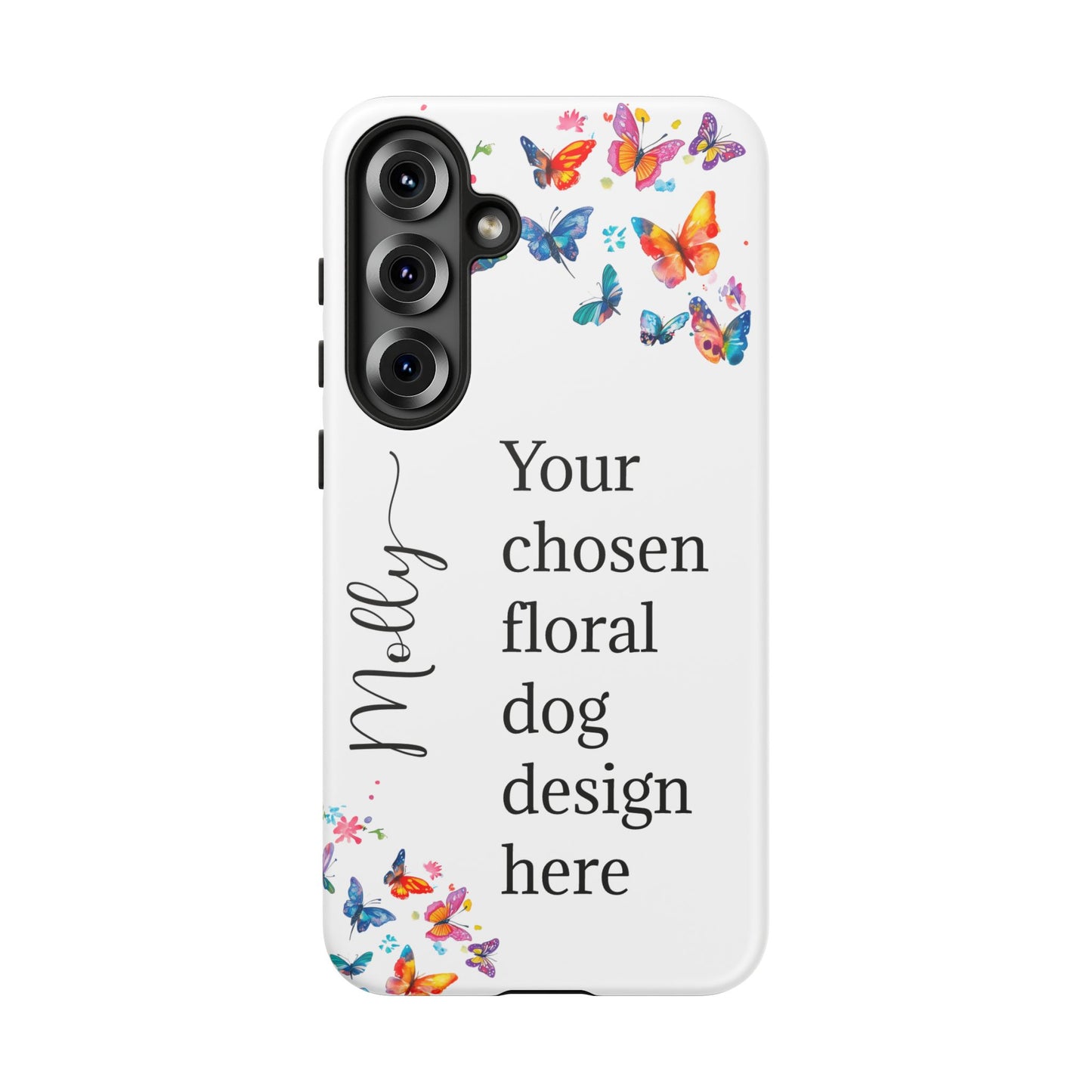 Phone Case, Personalized from ANY OF OUR DESIGNS - White case