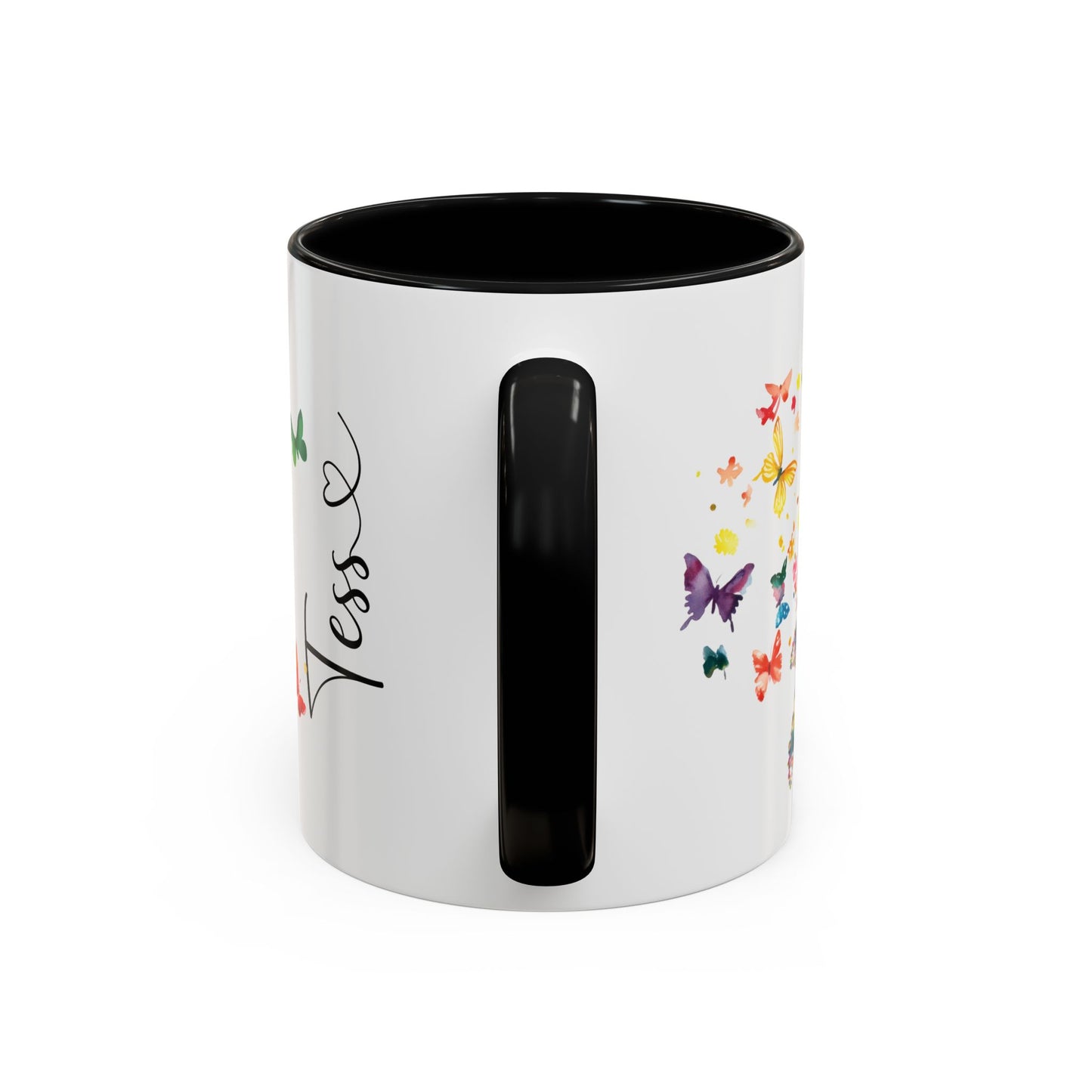 Boston Terrier Personalized Accent Mugs, 11oz