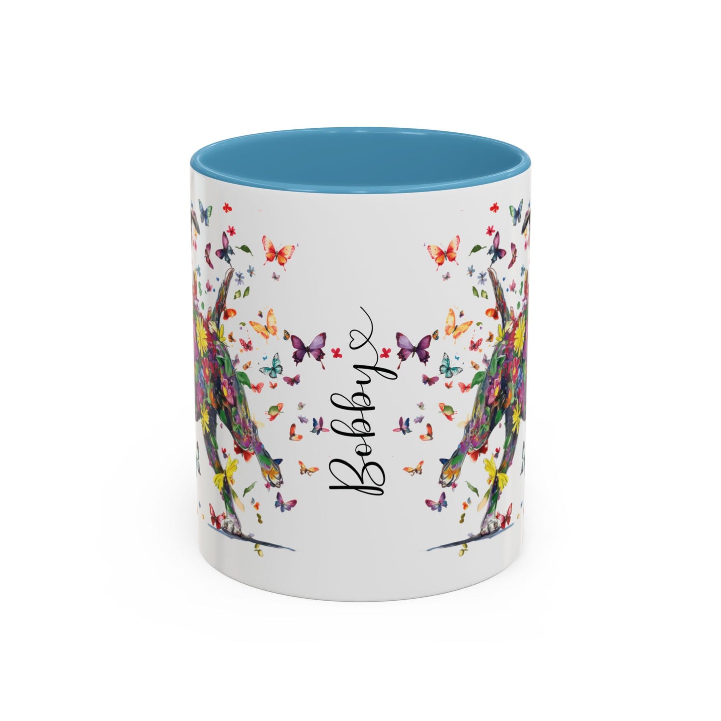 Boxer #2 Personalized Accent Mugs, 11oz