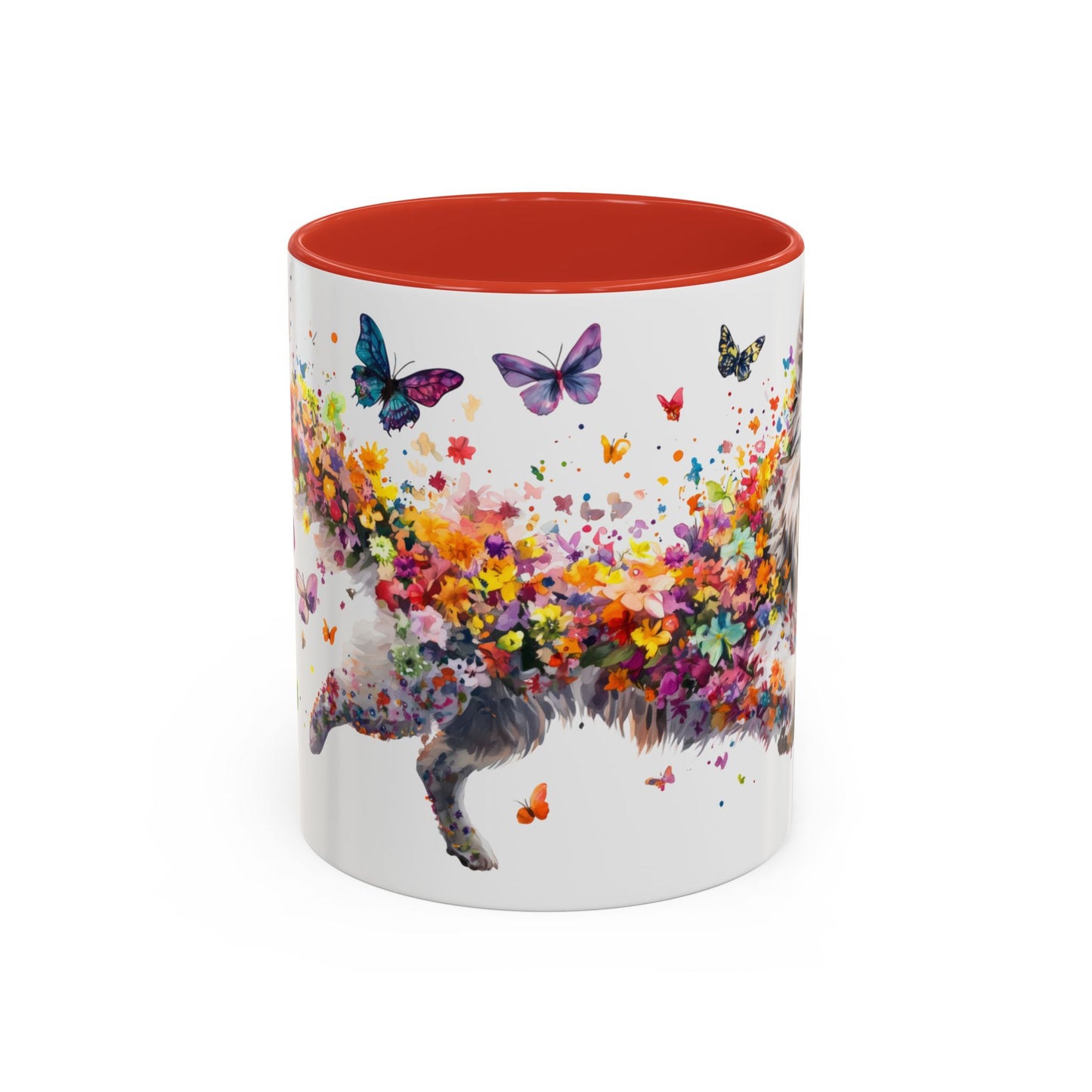 Samoyed Colorful Accent Mugs, 11oz