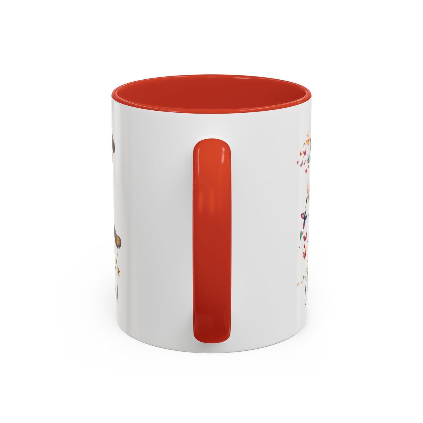 Curly Coated Retriever #2 “Live like the gate was left open" Accent Mugs, 11oz