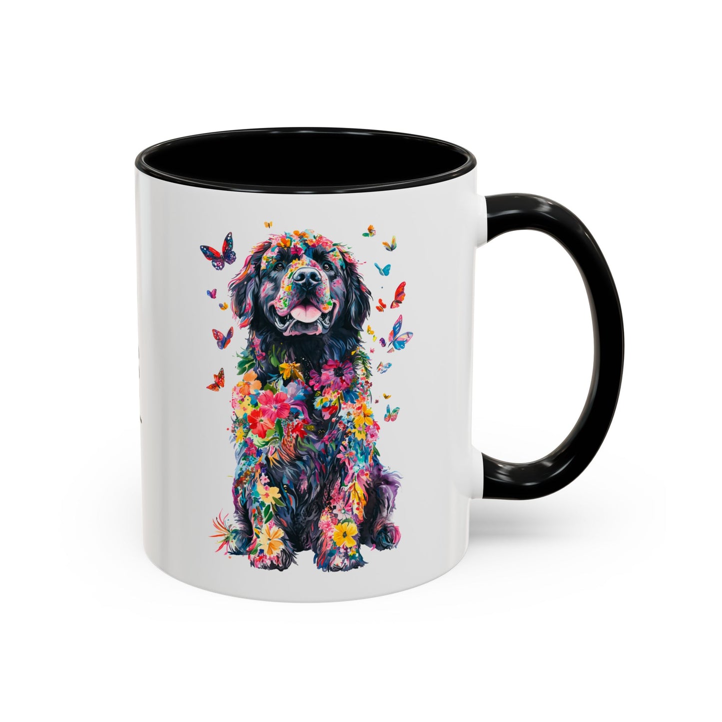 Newfoundland Personalized Colorful Accent Mugs, 11oz