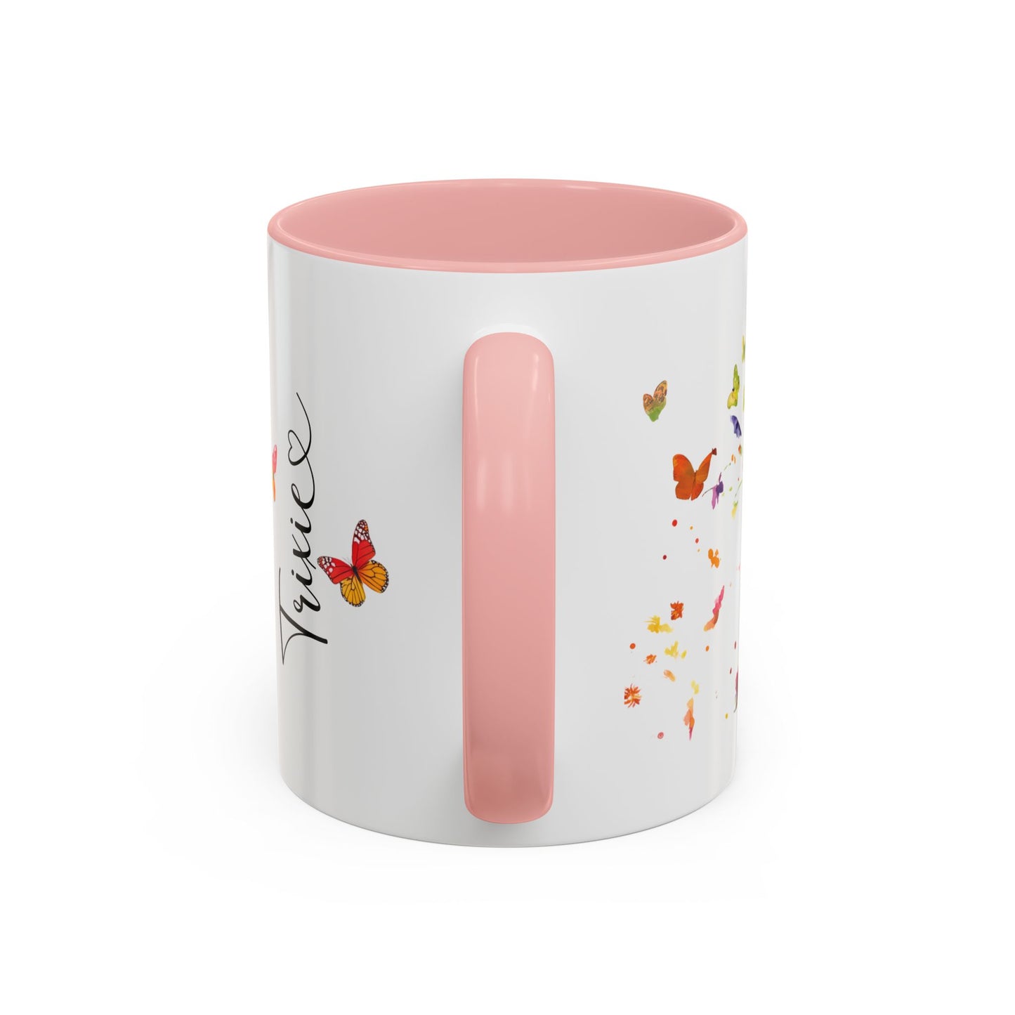 Basset Hound #2 Personalized Accent Mugs, 11oz
