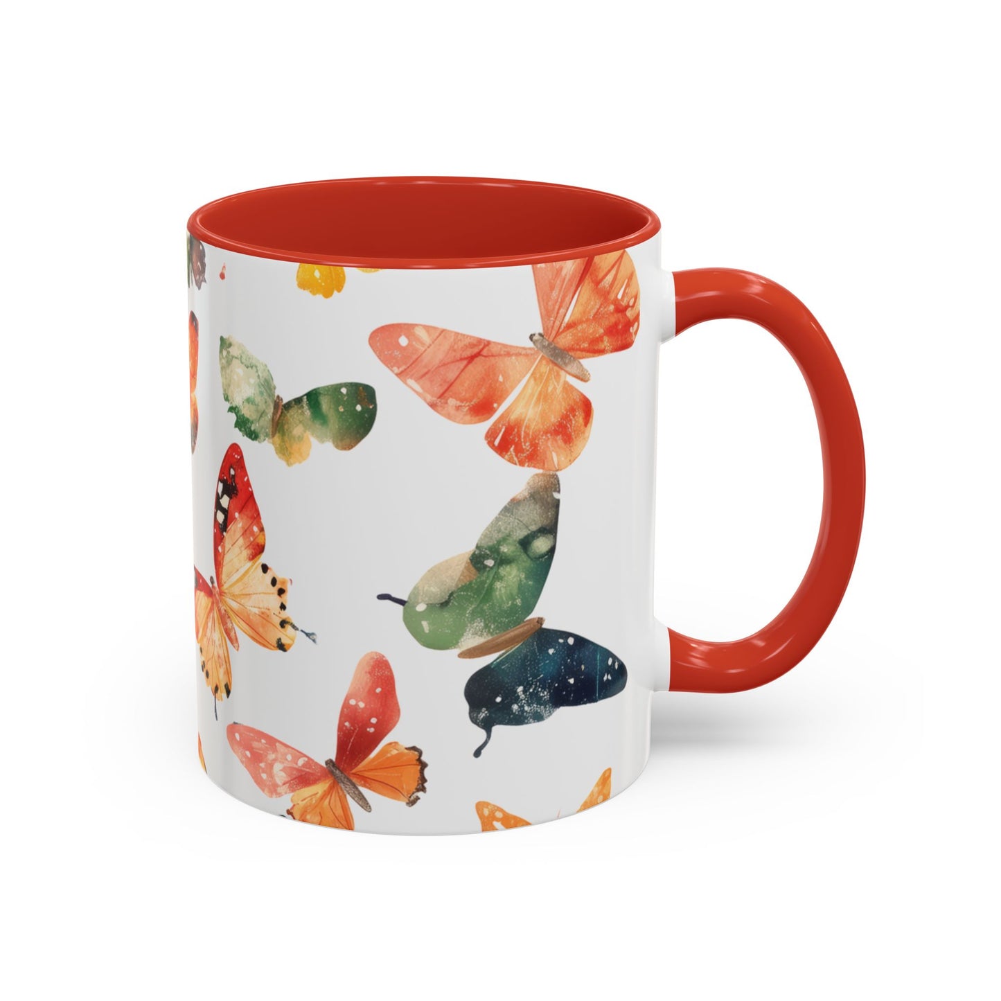 Butterfly Accent Mugs, 11oz & 15oz - USA ONLY