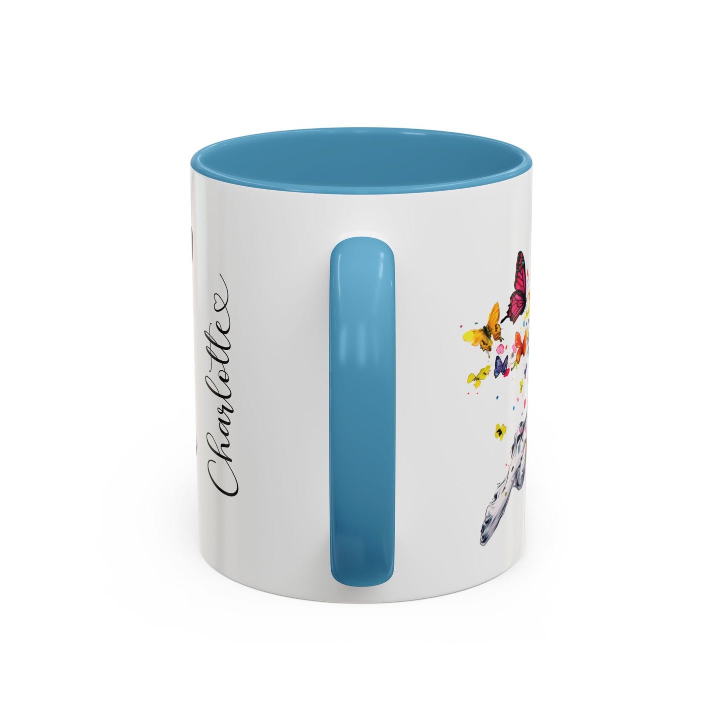 English Setter #4 Personalized Accent Mugs, 11oz