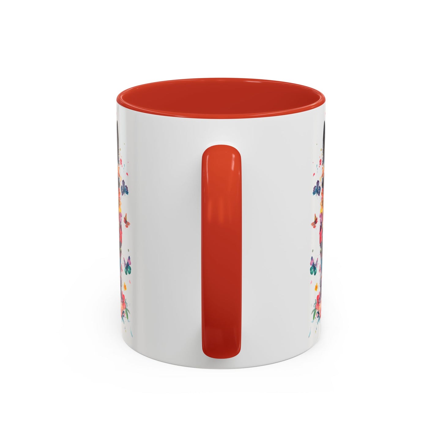 Black Shepherd Personalized Colorful Accent Mugs, 11oz