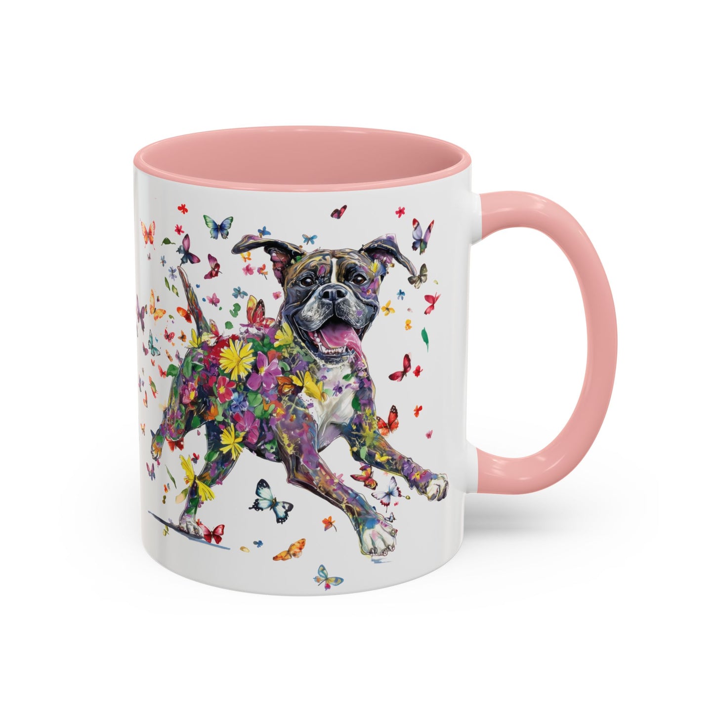 Boxer #2 Personalized Accent Mugs, 11oz