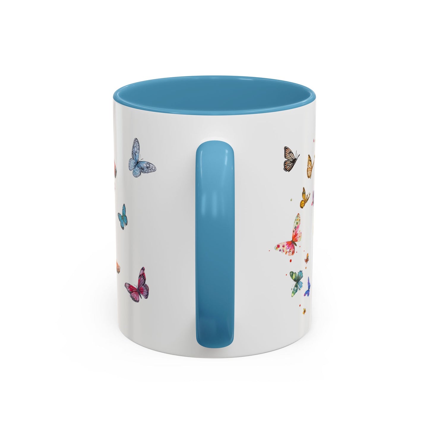 Red Heeler (Cattle dog) Live like the gate Accent Mugs, 11oz