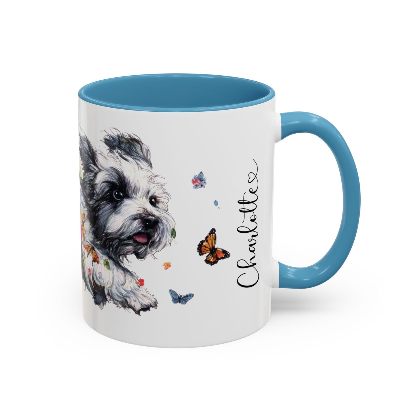 Coton De Tulear Personalized Accent Mugs, 11oz
