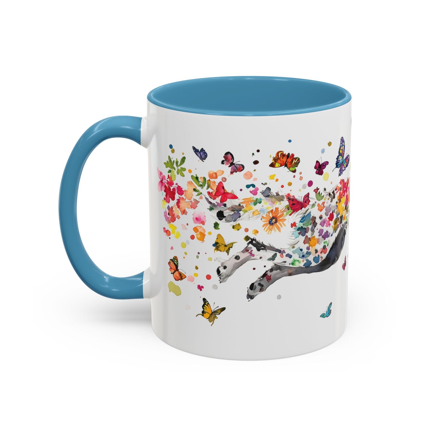 English Setter #3 Personalized Accent Mugs, 11oz