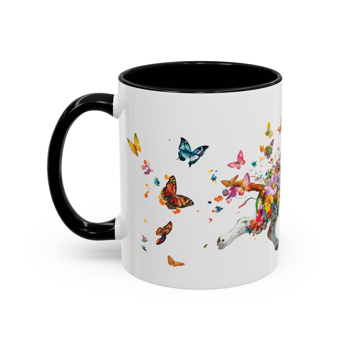 Basset Hound #1 Personalized Accent Mugs, 11oz
