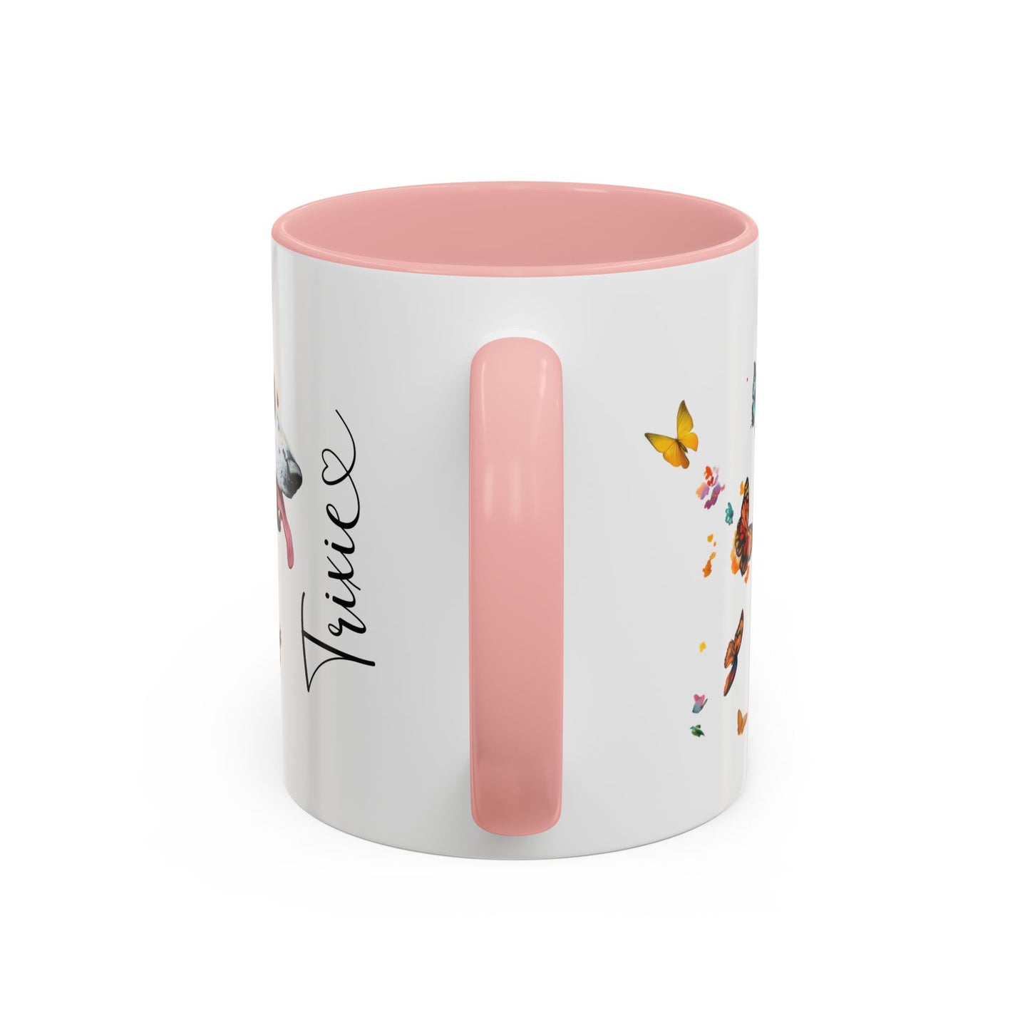 Basset Hound #1 Personalized Accent Mugs, 11oz