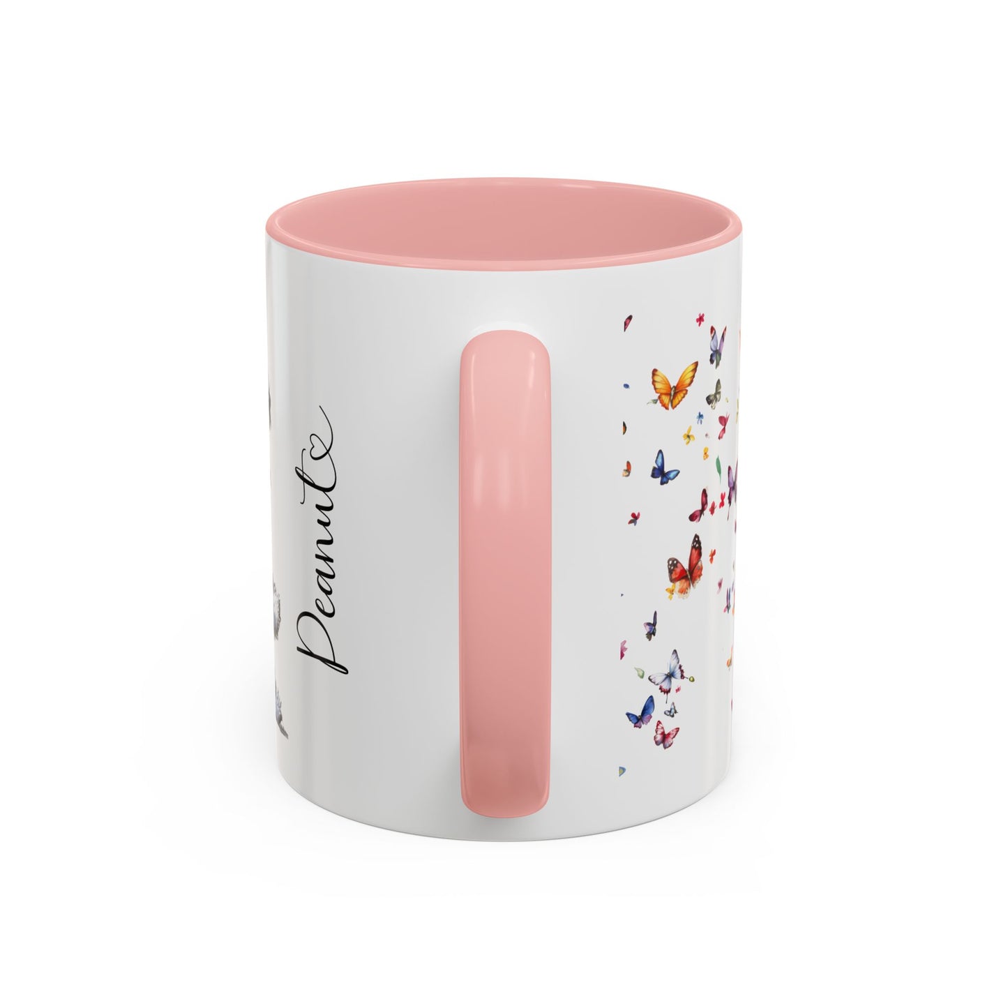 Aussie Doodle #2 Personalized Colorful Accent Mugs, 11oz