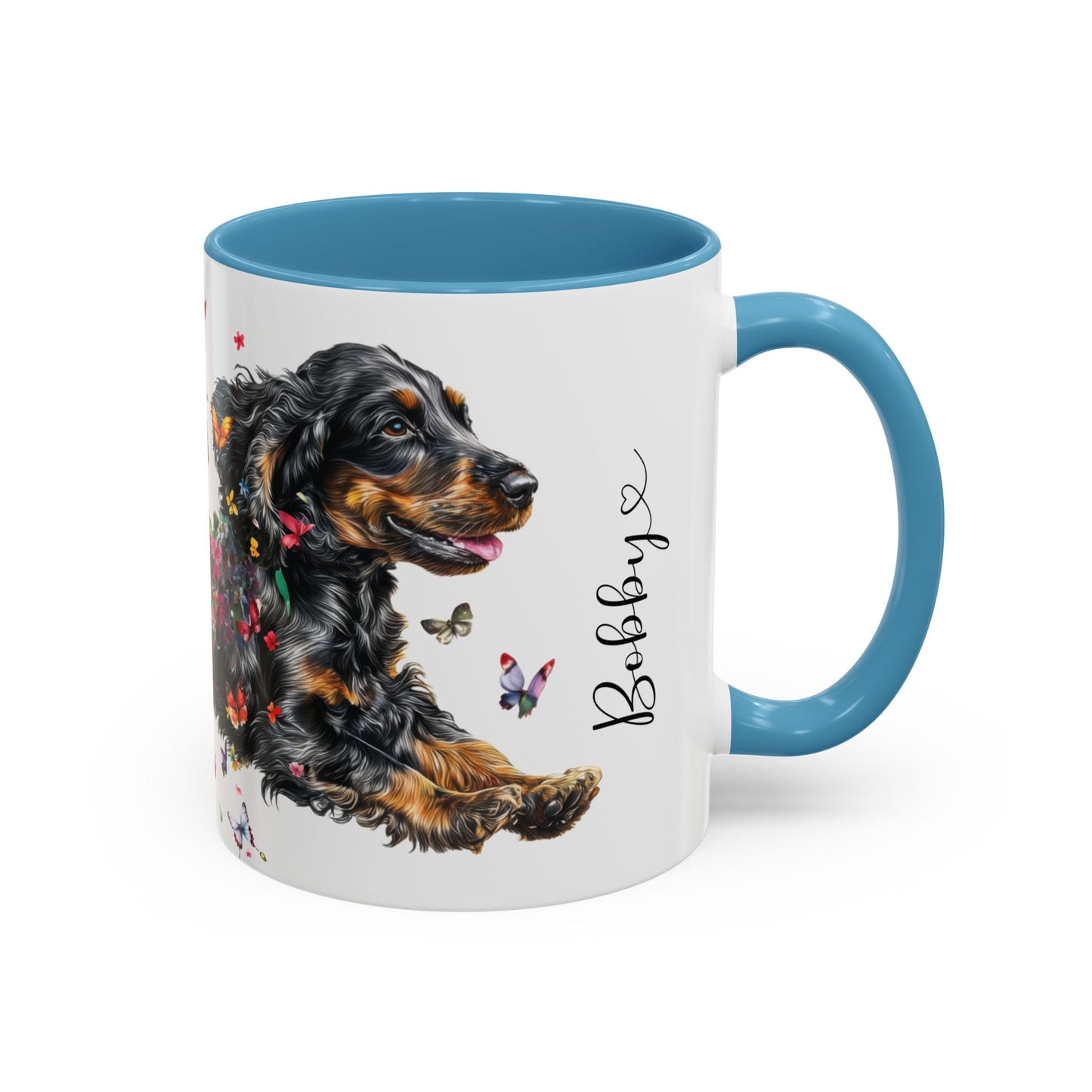English Cocker Spaniel #4 Personalized Accent Mugs, 11oz