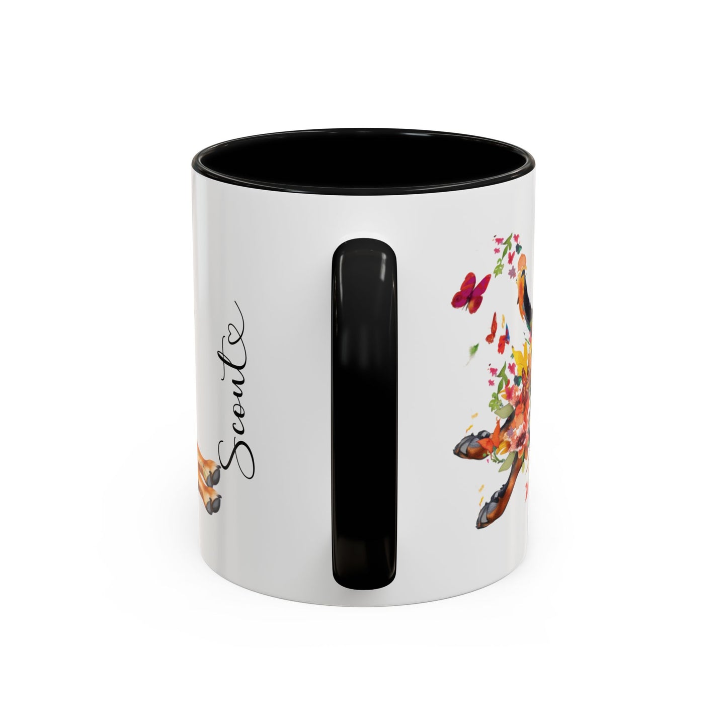 Beauceron Personalized Accent Mugs, 11oz