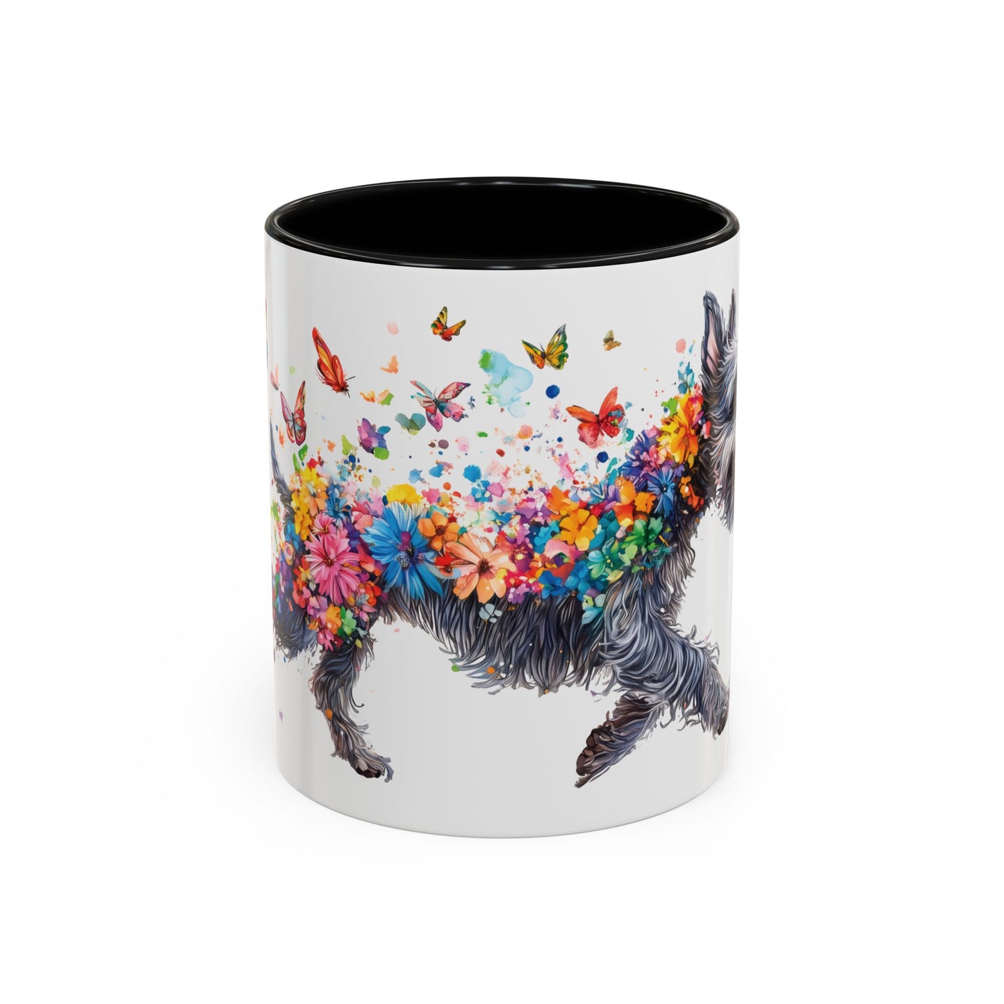 Schnauzer Personalized Accent Mugs, 11oz