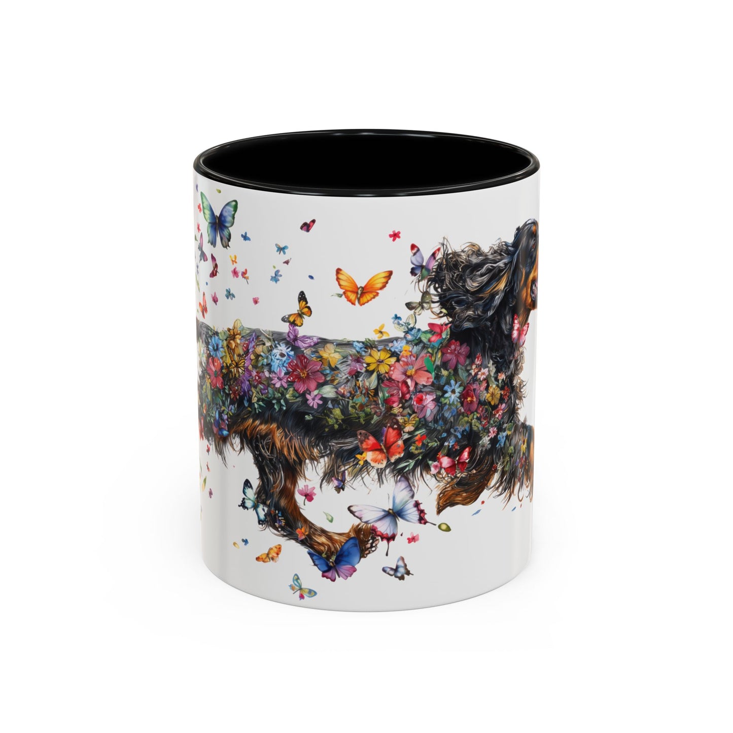 English Cocker Spaniel Personalized Accent Mugs, 11oz