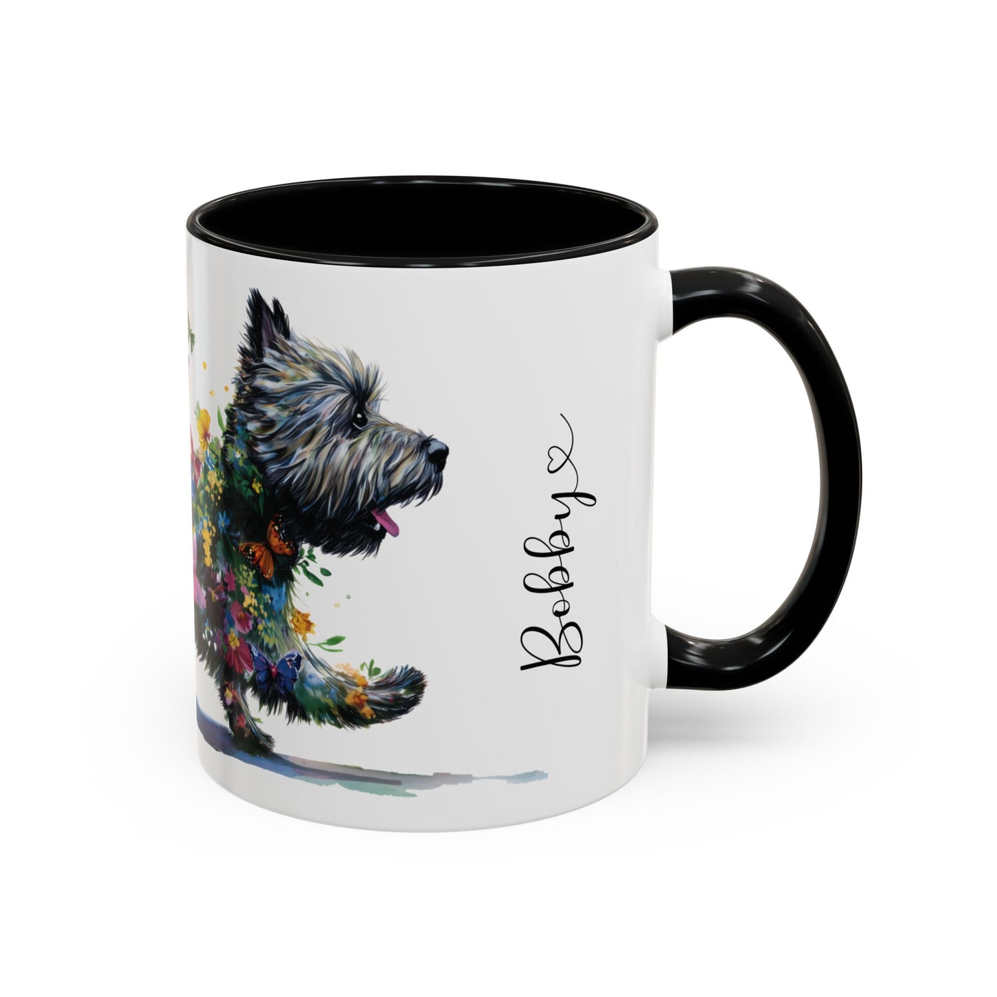 Cairn Terrier #2 Personalized Accent Mugs, 11oz