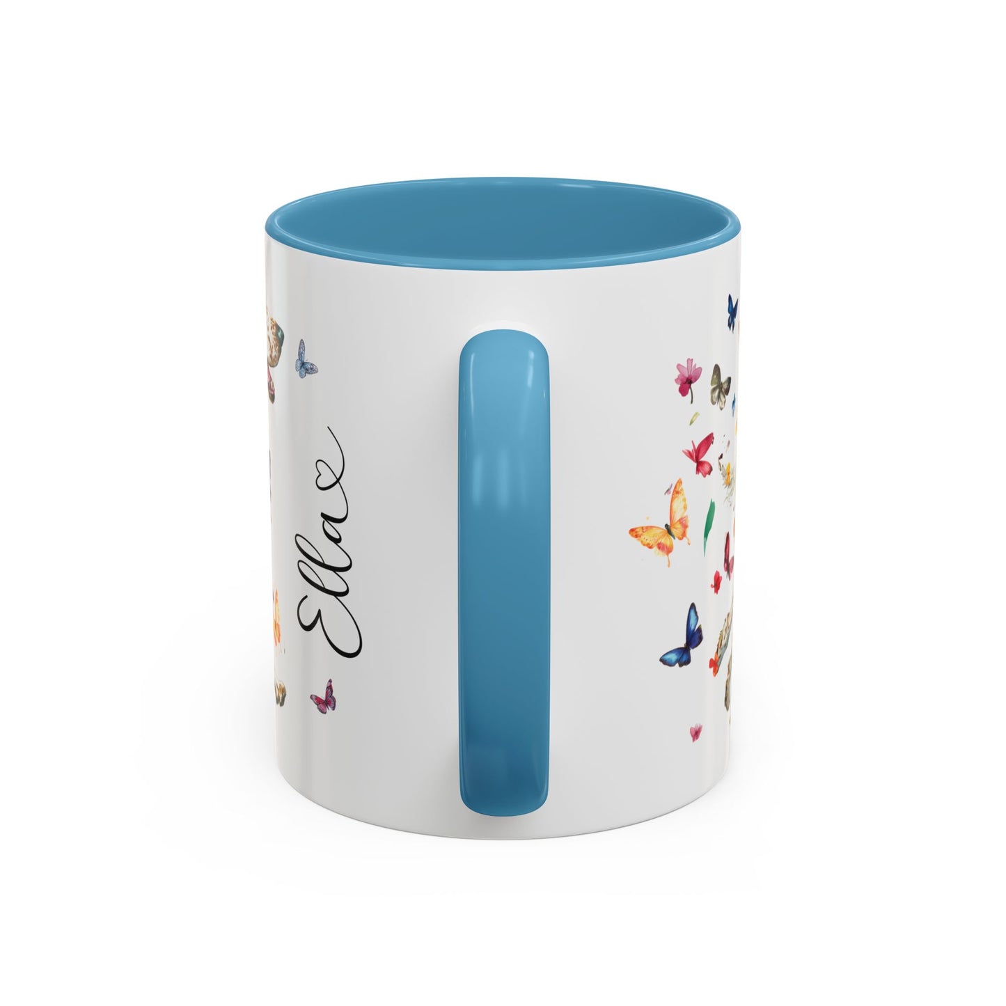 English Setter #5 Personalized Accent Mugs, 11oz