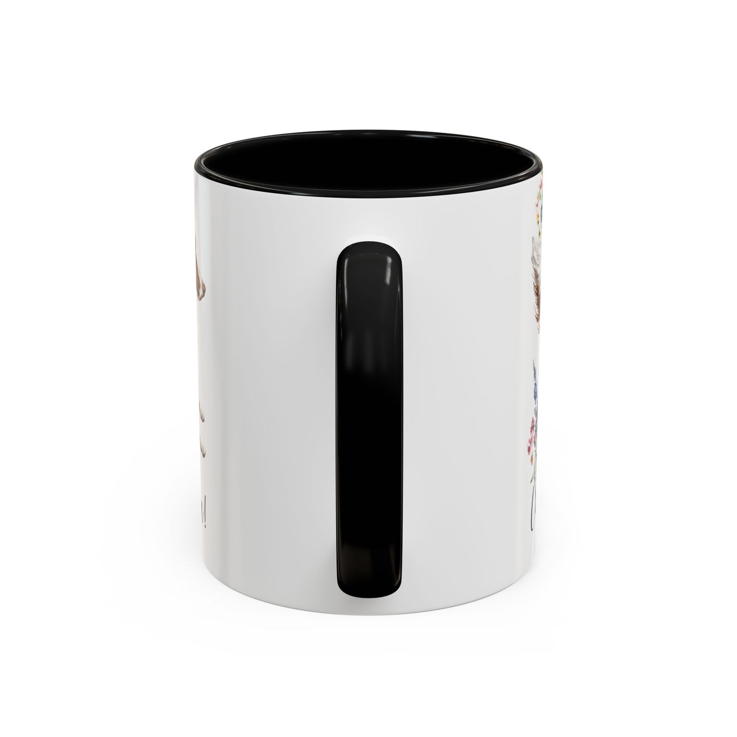 Border Collie #2 “Live like the gate was left open" Accent Mugs, 11oz