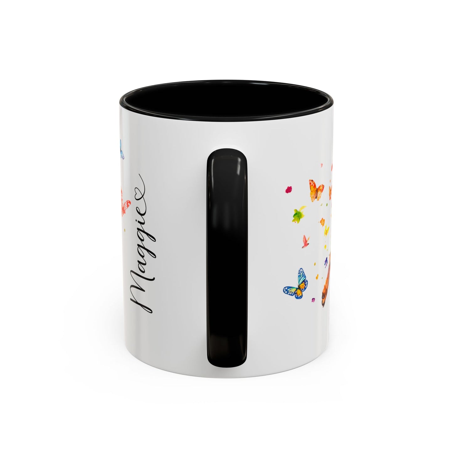 Dutch Shepherd Personalized Colorful Accent Mugs, 11oz