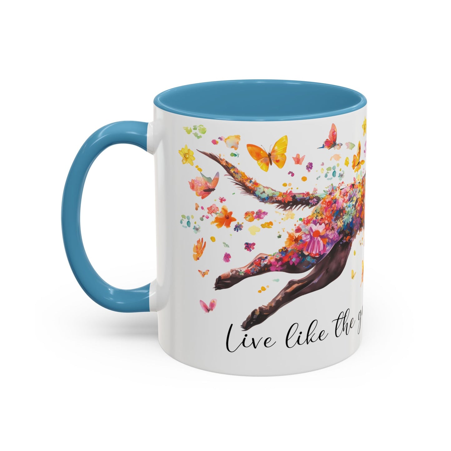 Labrador #1 “Live like the gate was left open" Accent Mugs, 11oz