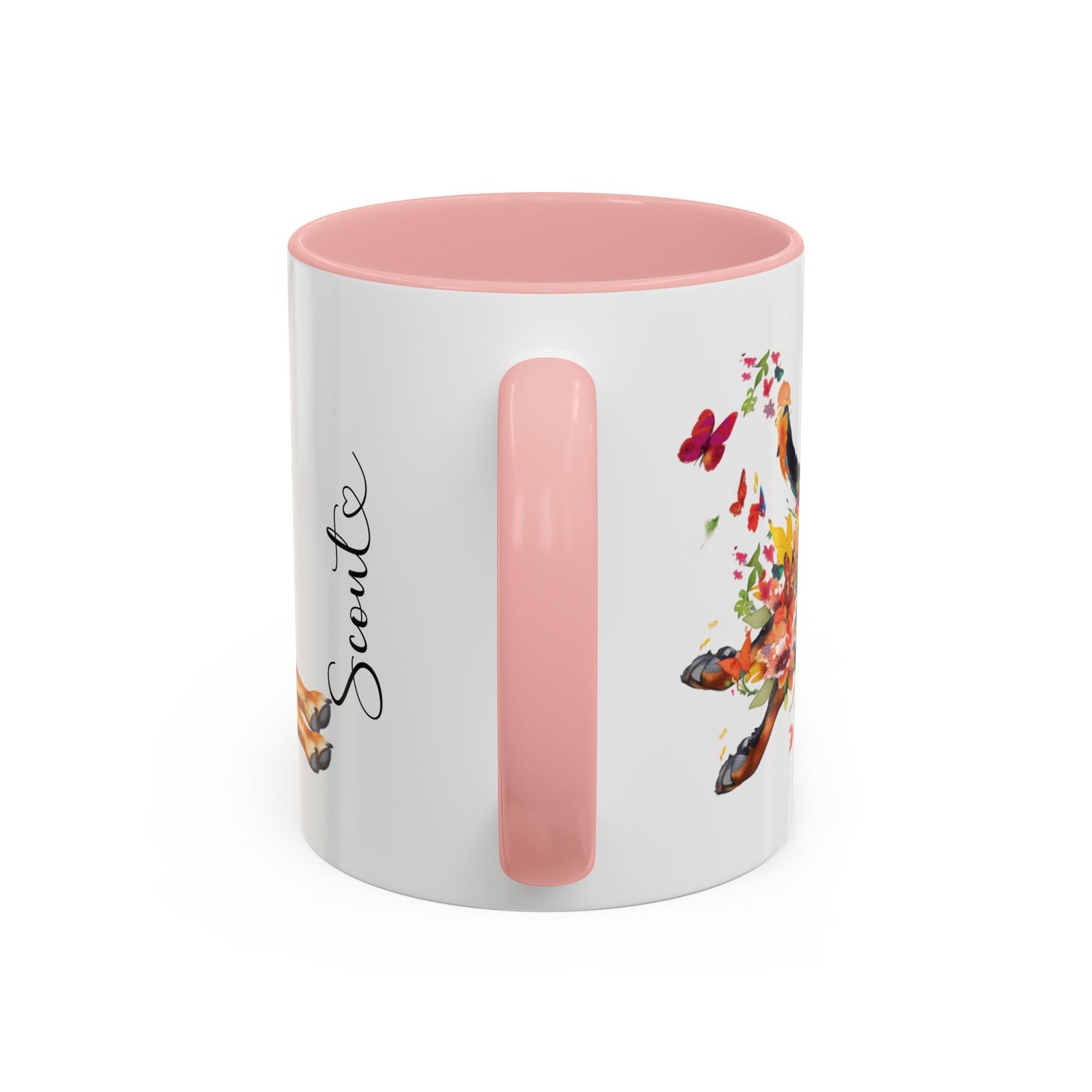 Beauceron Personalized Accent Mugs, 11oz