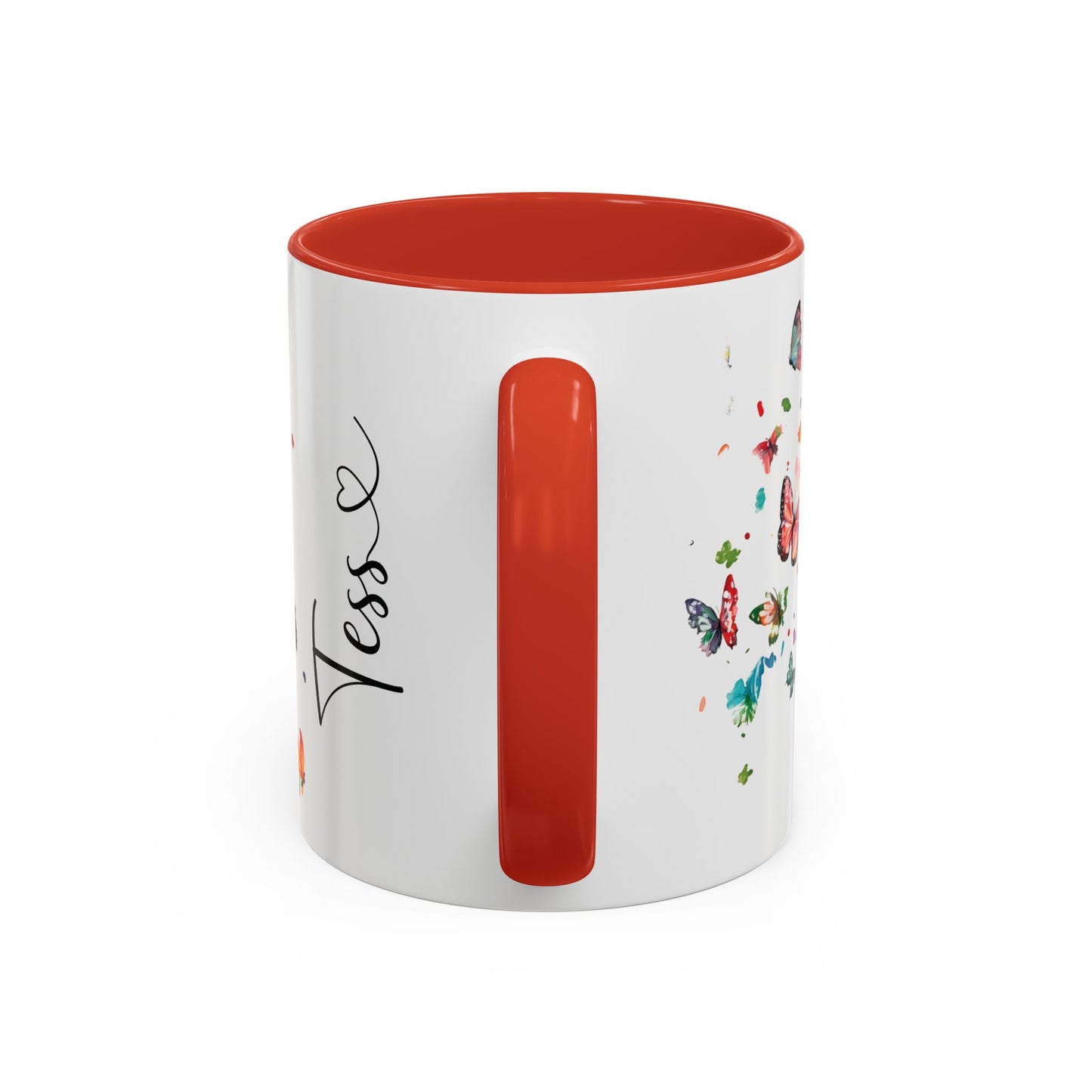 Portugese Water Dog Personalized Accent Mugs, 11oz