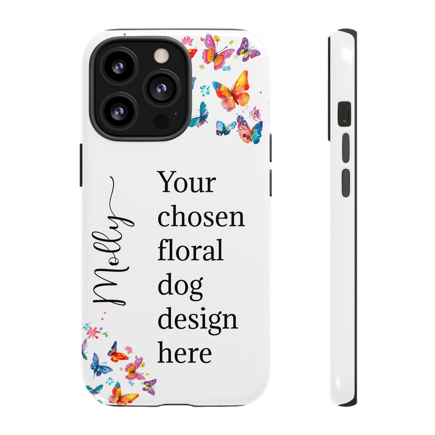 Phone Case, Personalized from ANY OF OUR DESIGNS - White case