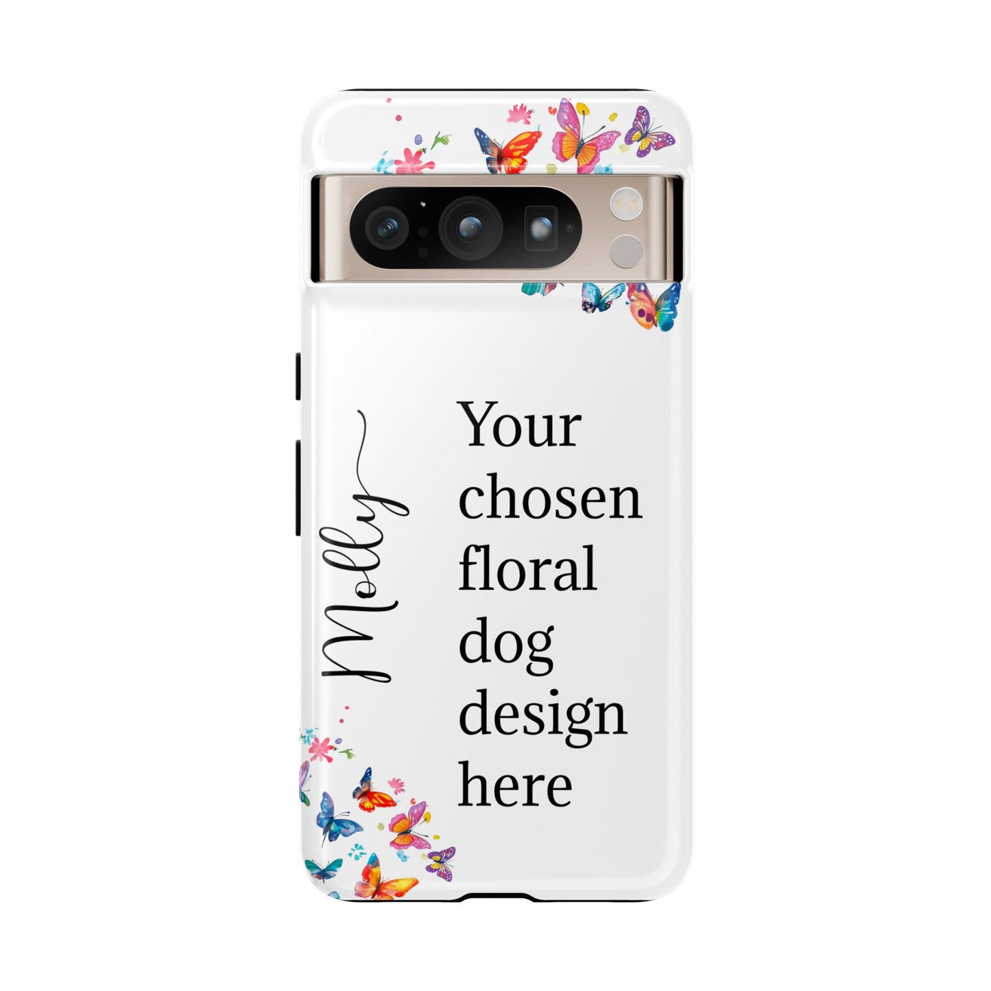 Phone Case, Personalized from ANY OF OUR DESIGNS - White case