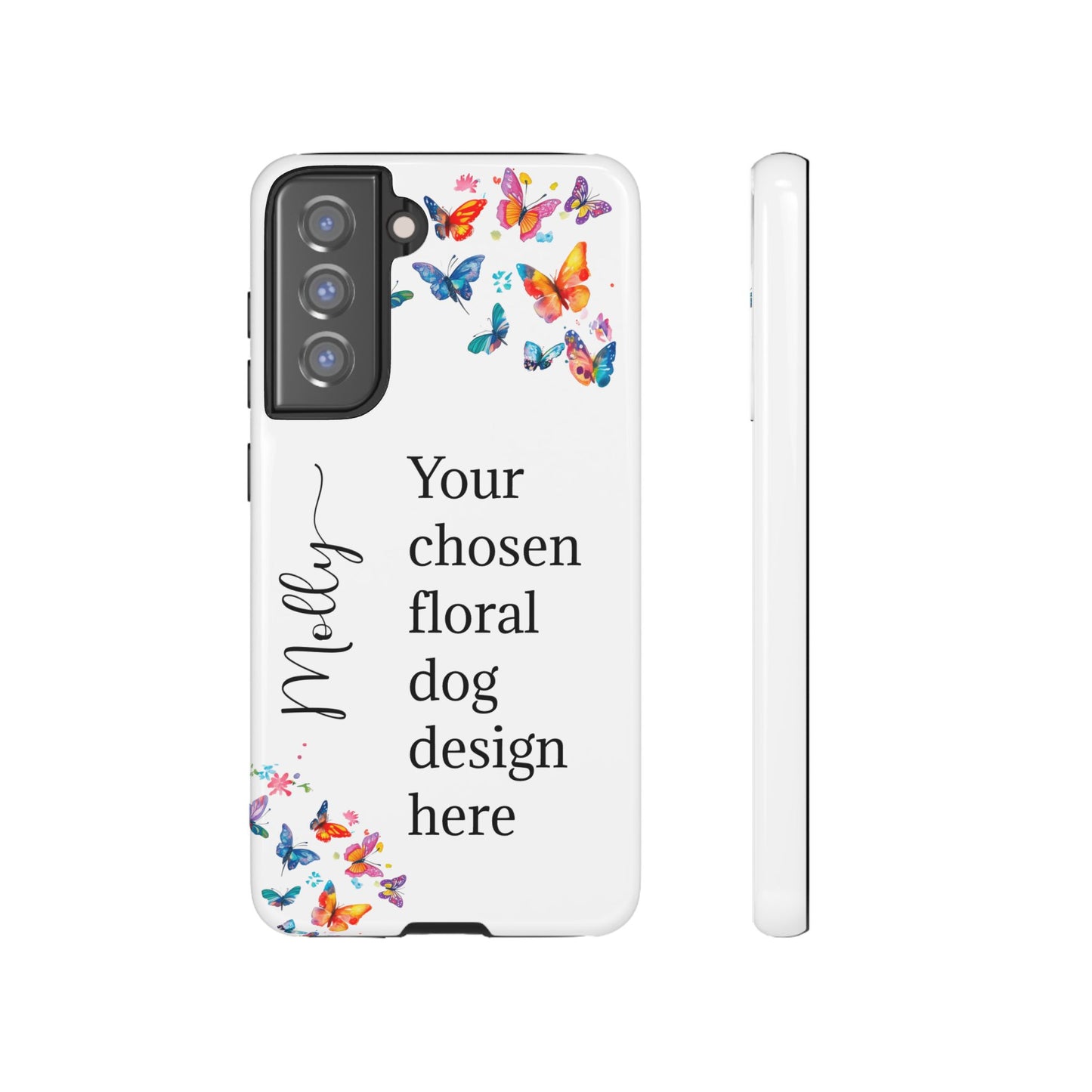Phone Case, Personalized from ANY OF OUR DESIGNS - White case