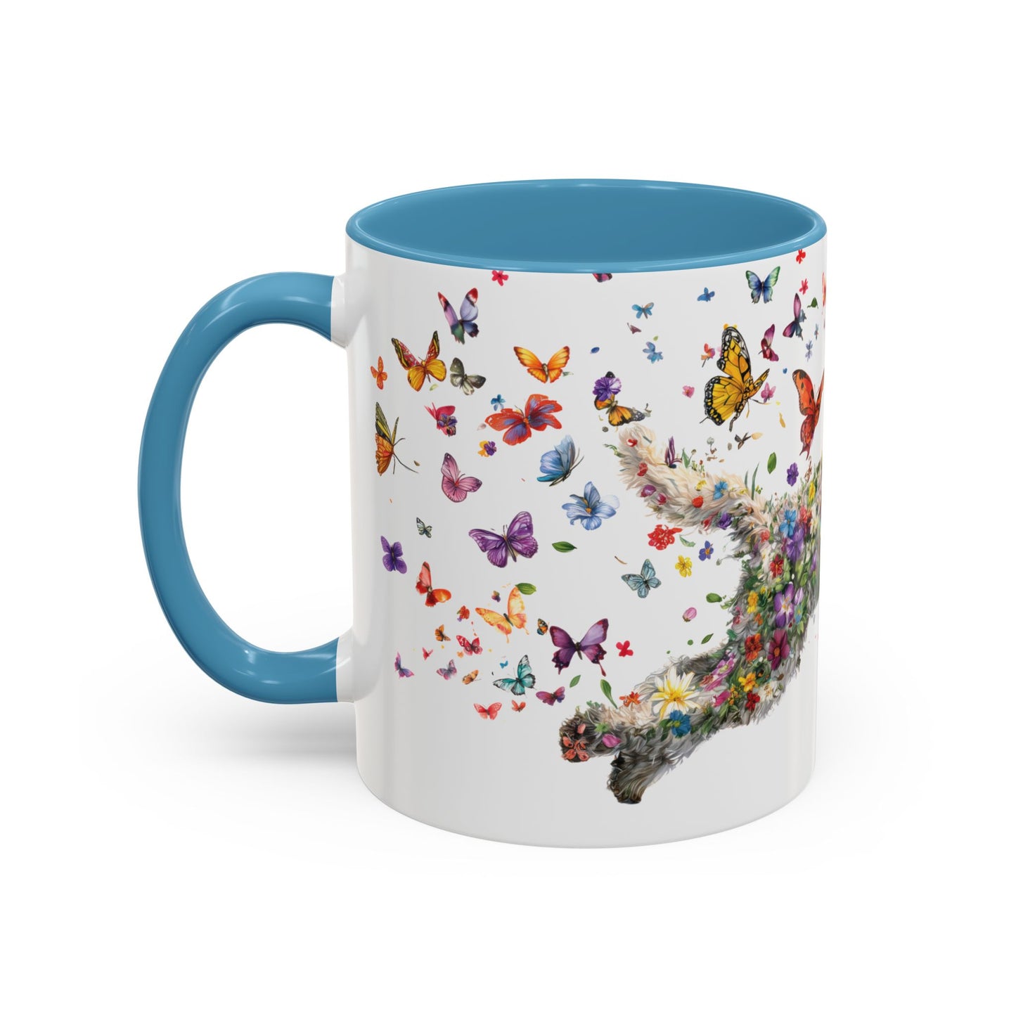 Labradoodle #3 Personalized Accent Mugs, 11oz