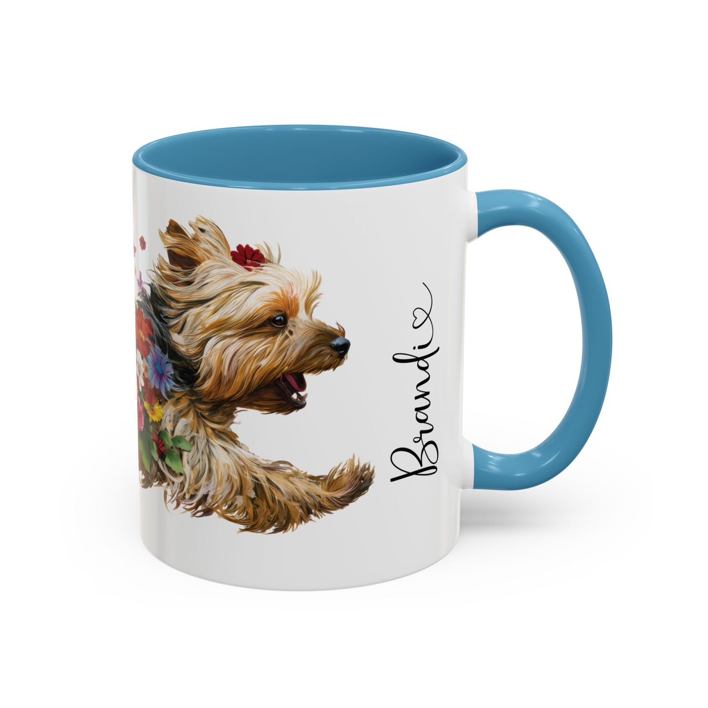 Silky Terrier Personalized Accent Mugs, 11oz