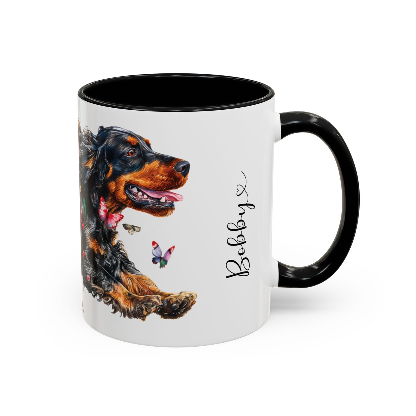 English Cocker Spaniel #3 Personalized Accent Mugs, 11oz