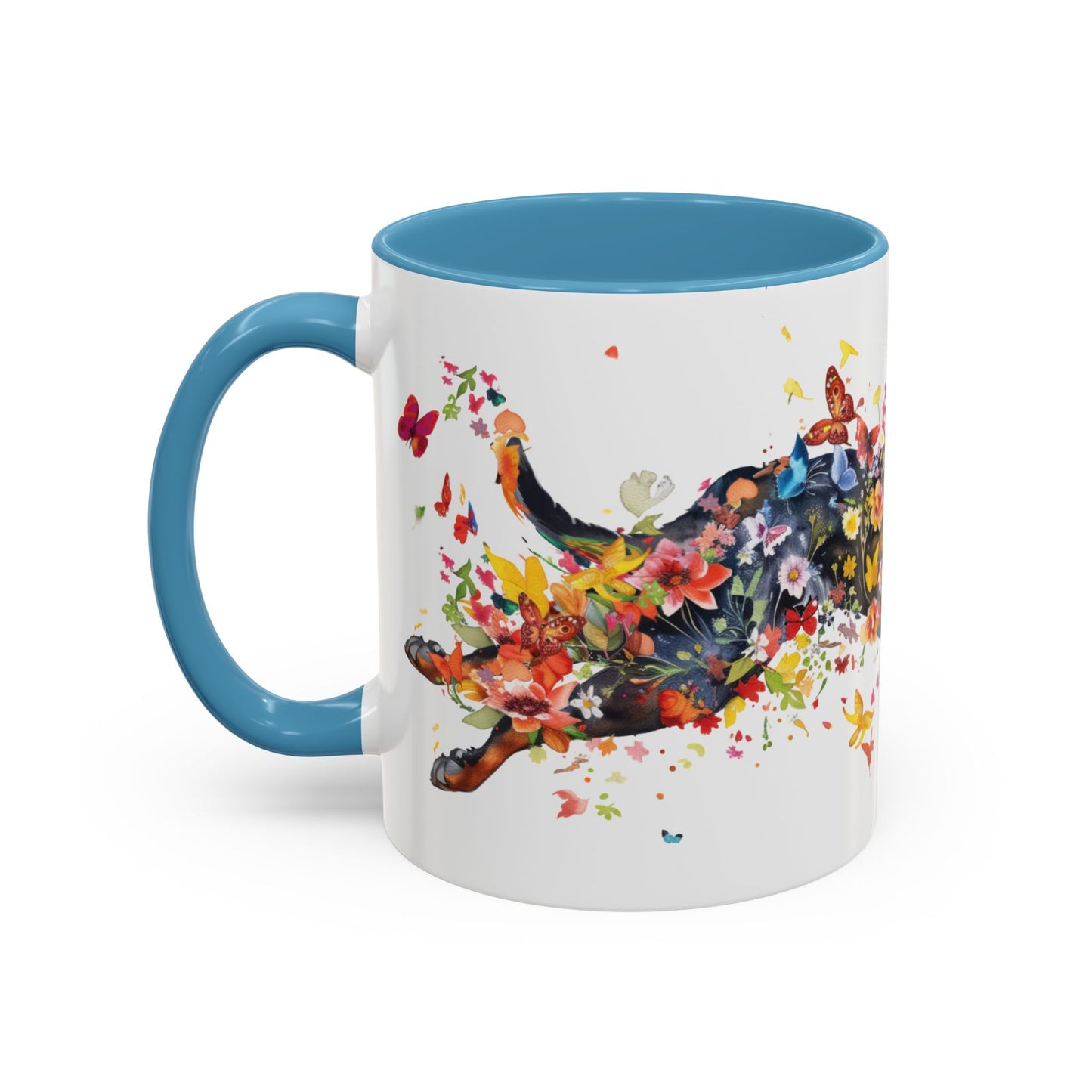 Beauceron Personalized Accent Mugs, 11oz