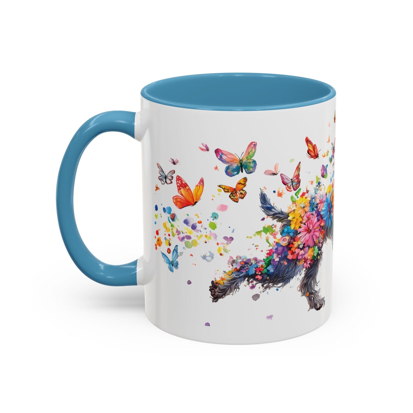Schnauzer Personalized Accent Mugs, 11oz