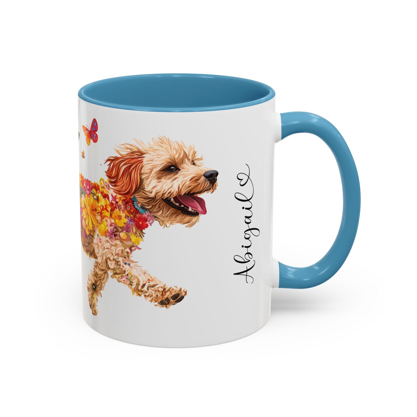 Cavoodle/Cavapoo Personalized Accent Mugs, 11oz