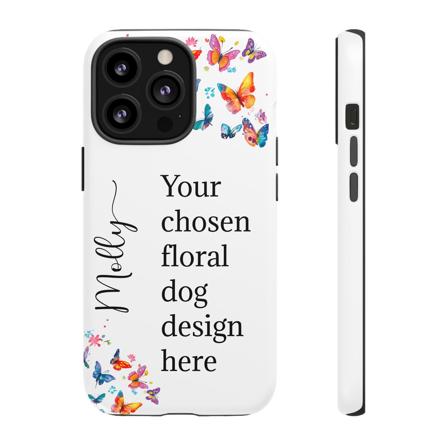 Phone Case, Personalized from ANY OF OUR DESIGNS - White case