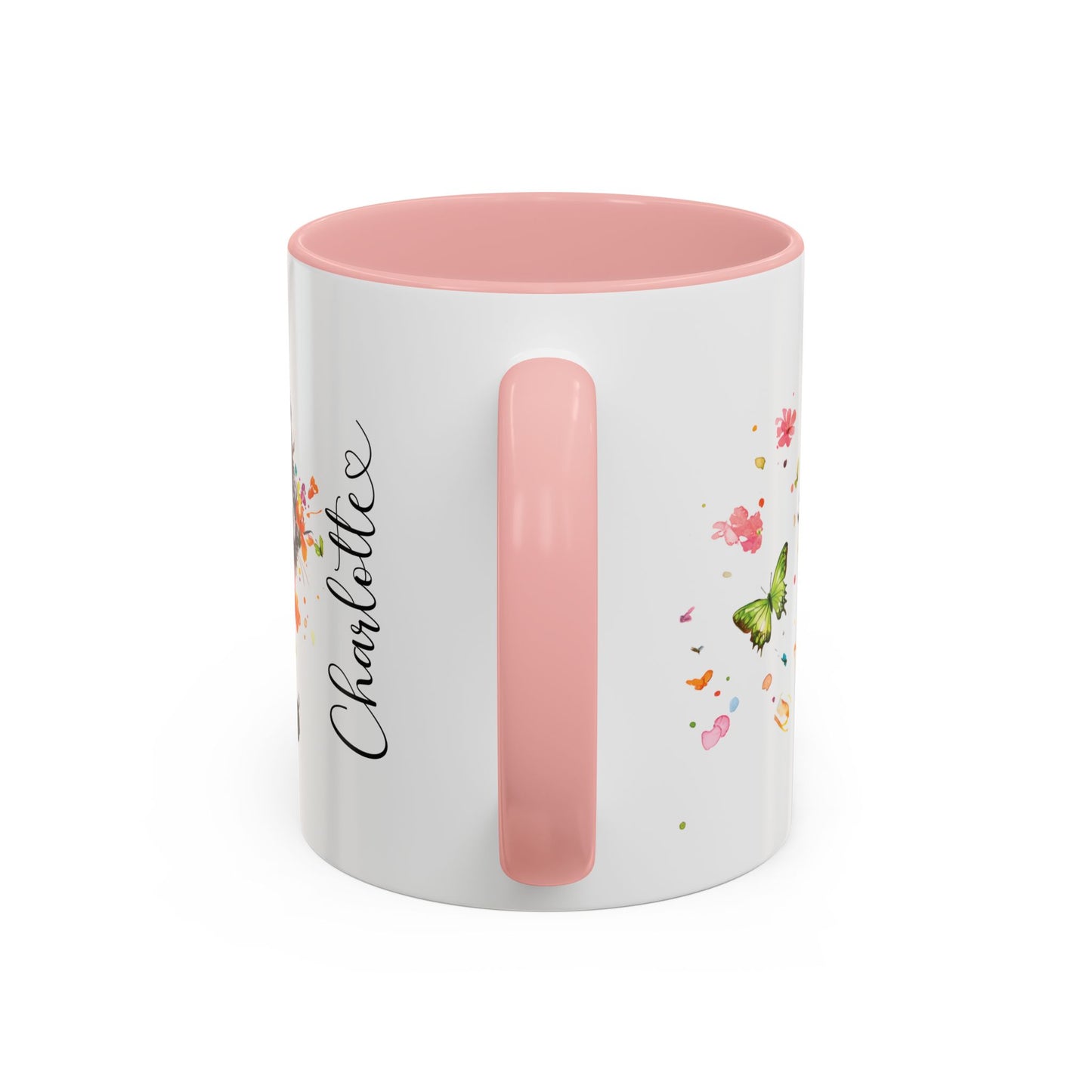 Peekingese #4 Personalized Accent Mugs, 11oz