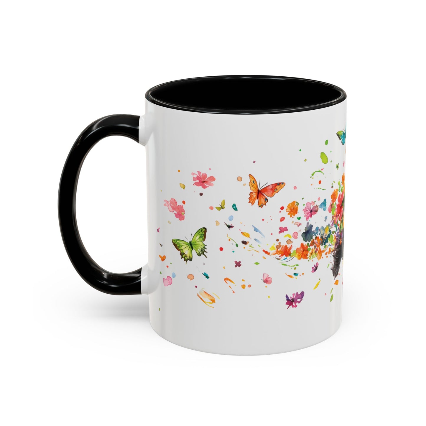 Peekingese #4 Personalized Accent Mugs, 11oz