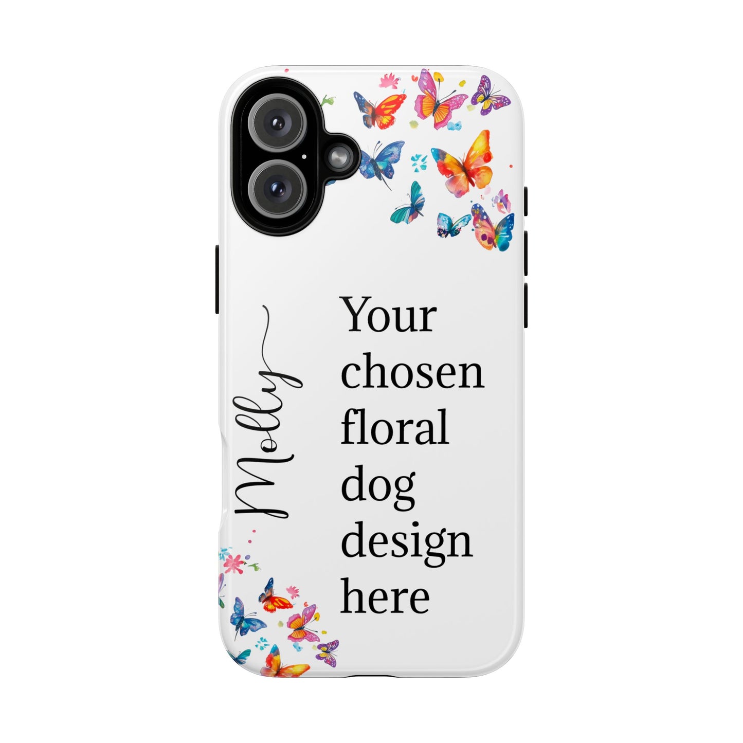 Phone Case, Personalized from ANY OF OUR DESIGNS - White case
