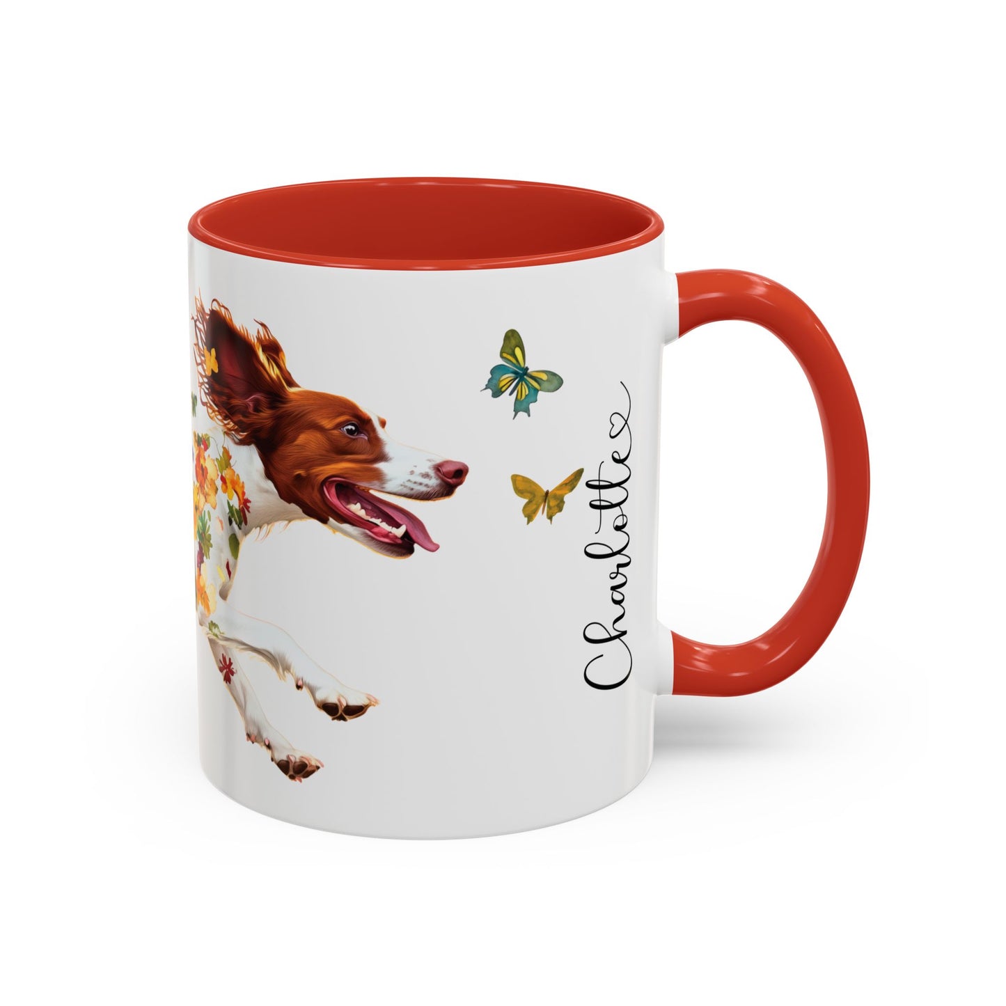 American Brittany #1 Personalized Accent Mugs, 11oz