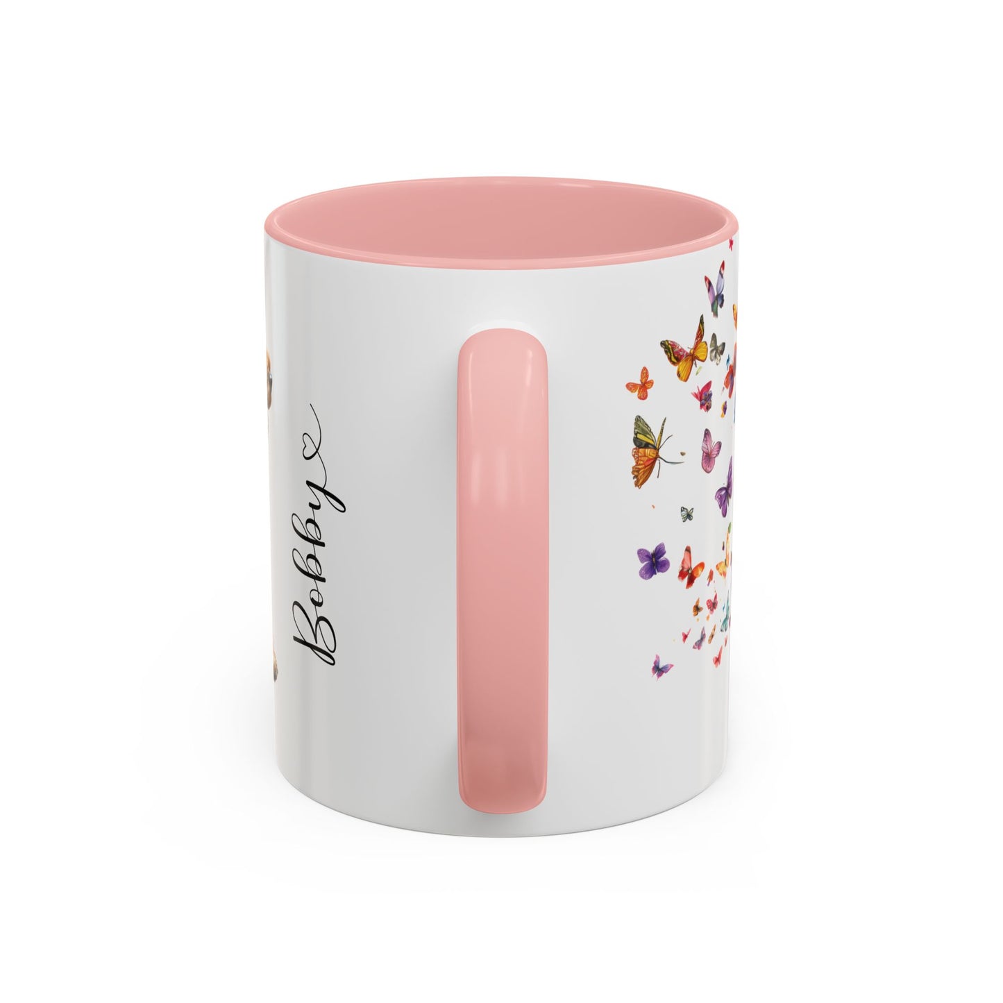 Labradoodle #3 Personalized Accent Mugs, 11oz