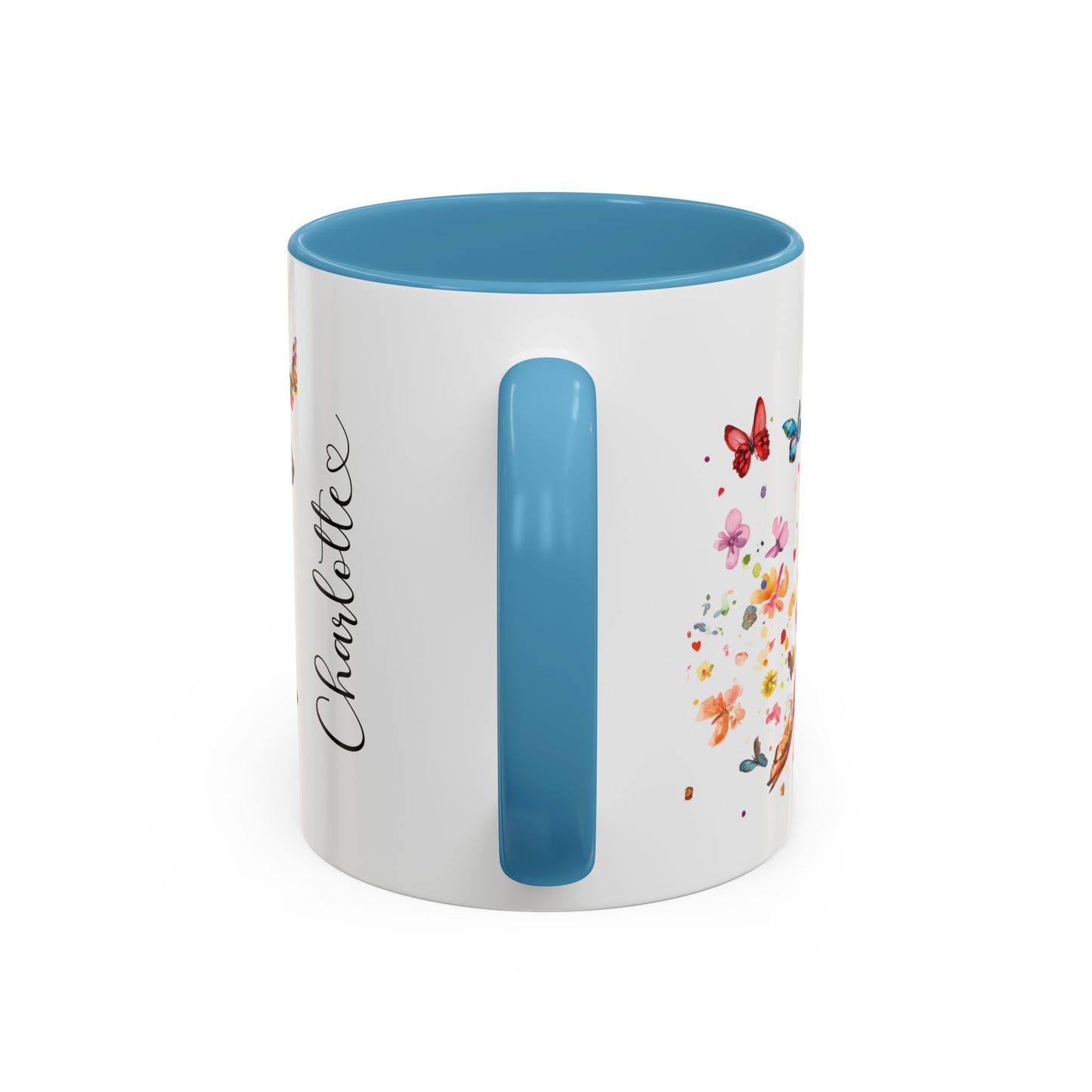 British Manchester Terrier Personalized Accent Mugs, 11oz