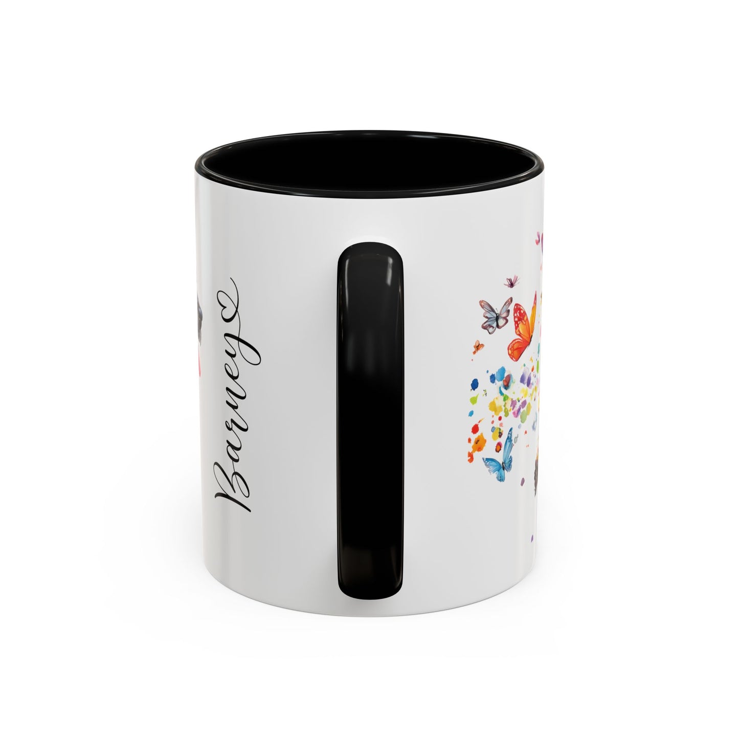 Schnauzer Personalized Accent Mugs, 11oz