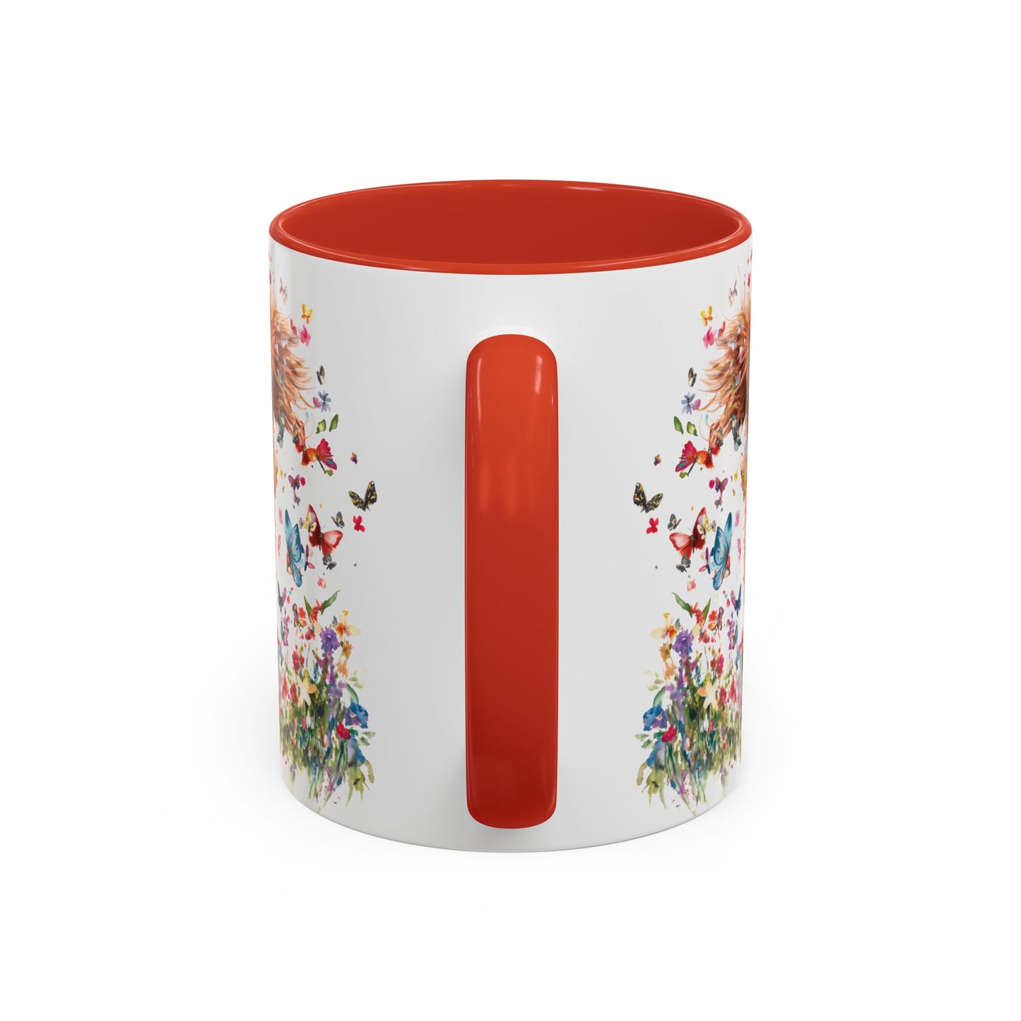 Ruby Cavalier King Charles Spaniel Personalized Accent Mugs, 11oz