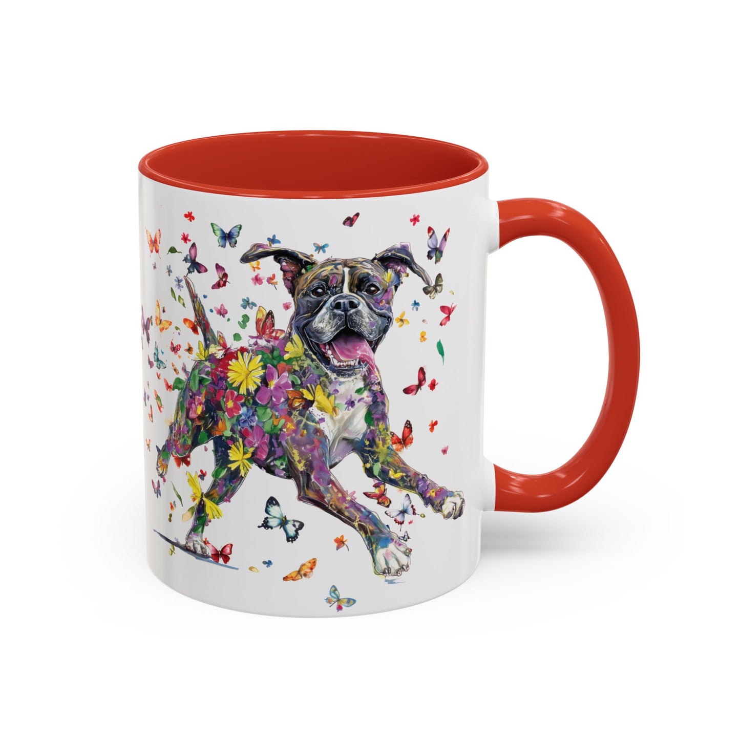 Boxer #2 Personalized Accent Mugs, 11oz