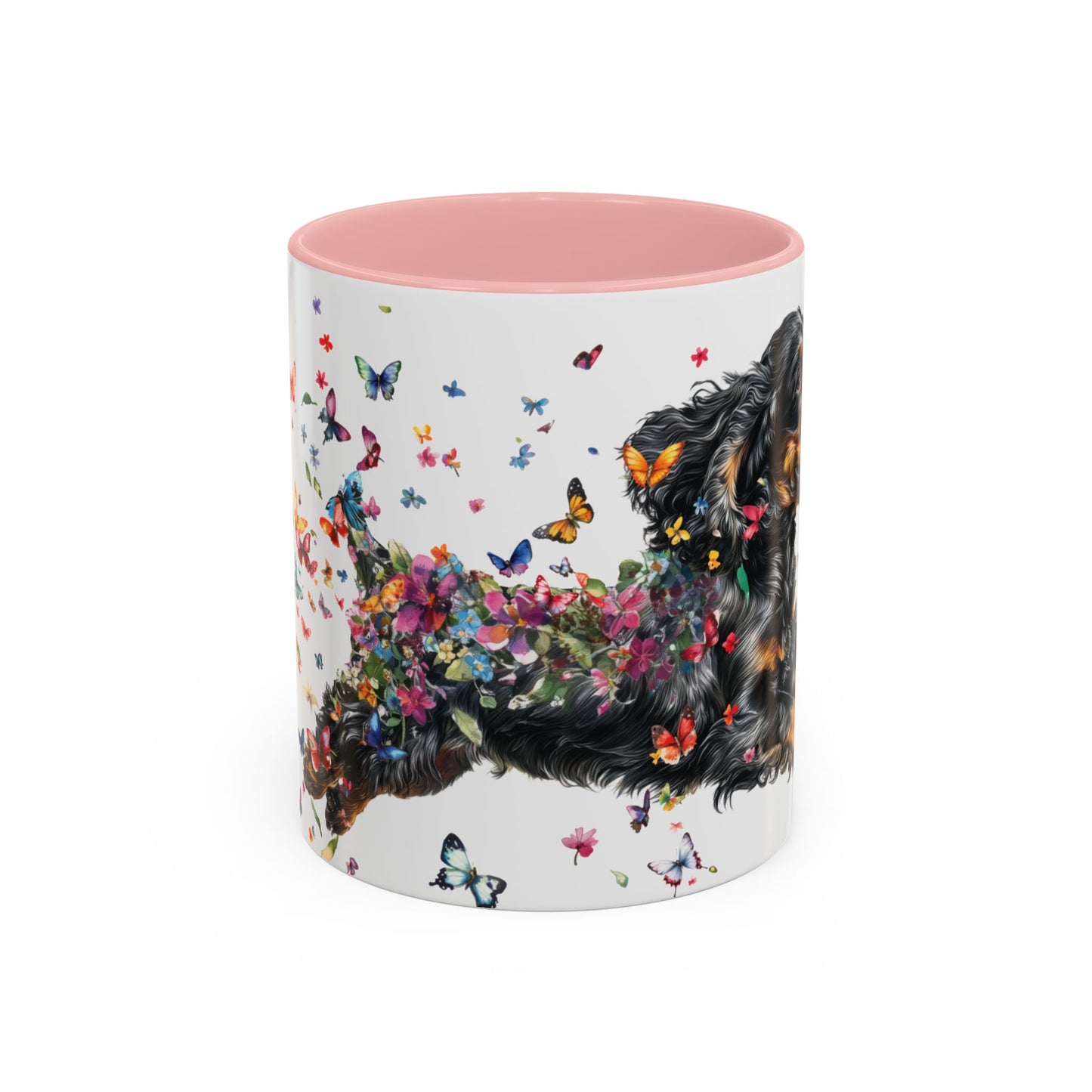 English Cocker Spaniel #4 Personalized Accent Mugs, 11oz